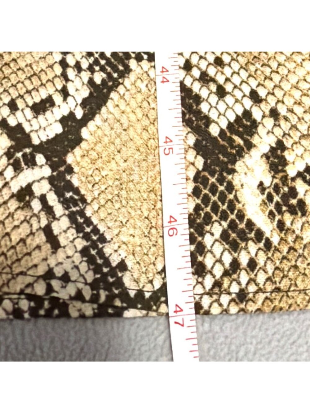 H&M Snakeskin Print Slip Dress Adjustable Straps Size M Recycled Polyester Blend - Picture 7 of 7